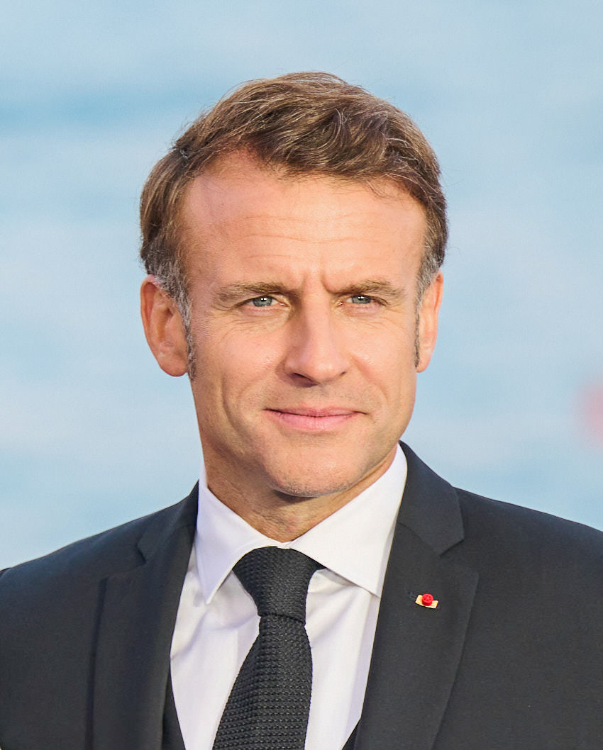 De Franse president Emmanuel Macron in Nice, archieffoto van 8 juni 2025