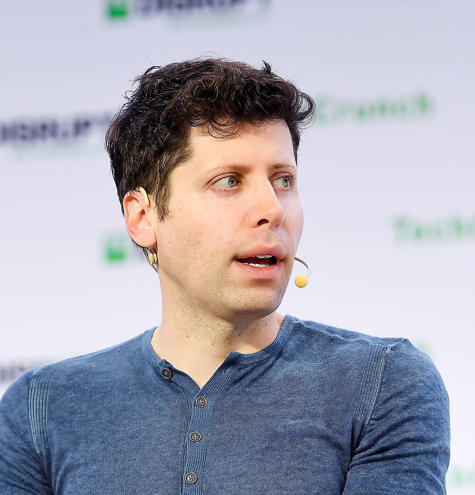 OpenAI-topman Sam Altman tijdens TechCrunch in San Francisco, archieffoto van 3 oktober 2019