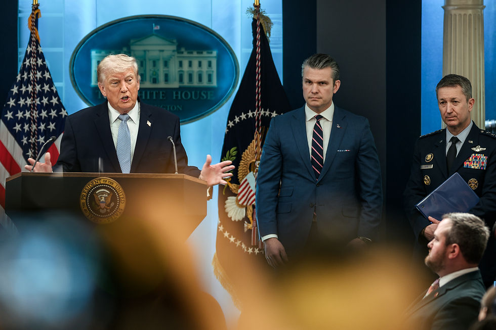 Archieffoto van president Donald Trump tijdens een persmoment in het Witte Huis op 6 april 2026. Foto: Daniel Torok, Witte Huis, publiek domein als werk van de Amerikaanse federale overheid.